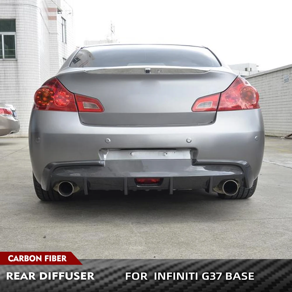 Car Rear Bumper Lip Diffuser for Infiniti G37 Base Sedan 2010-2013 Rear Bumper Diffuser Splitters Body Kits Carbon Fiber / FRP
Car Rear Bumper Lip Diffuser for Infiniti G37 Base Sedan 2010-2013 Rear Bumper Diffuser Splitters Body Kits Carbon Fiber / FRP