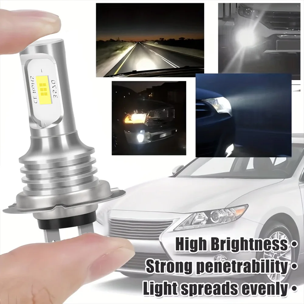 2pcs H7 Car Headlight Canbus LED Bulb Hi/Lo Beam 6000K White Headlamp Fog Lamp Plug And Play Auto Headlamp Bulb 12V/24V
2pcs H7 Car Headlight Canbus LED Bulb Hi/Lo Beam 6000K White Headlamp Fog Lamp Plug And Play Auto Headlamp Bulb 12V/24V
