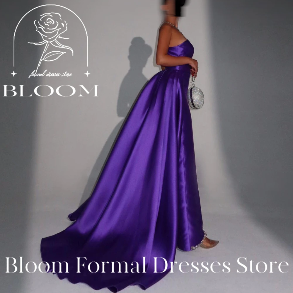 Bloom Customized Scoop Sleeveless Satin Solid Color Sweep Train Floor Length Elegant Party Evening Dresses Woman High Quality
Bloom Customized Scoop Sleeveless Satin Solid Color Sweep Train Floor Length Elegant Party Evening Dresses Woman High Quality