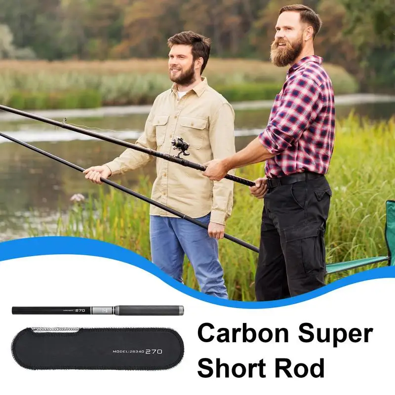 Bass Fishing Rod Portable 2.1m Carbon Fly Rod Fish Supplies For Casting Trolling Catfish Crappie Saltwater Backpacking Travel
Bass Fishing Rod Portable 2.1m Carbon Fly Rod Fish Supplies For Casting Trolling Catfish Crappie Saltwater Backpacking Travel