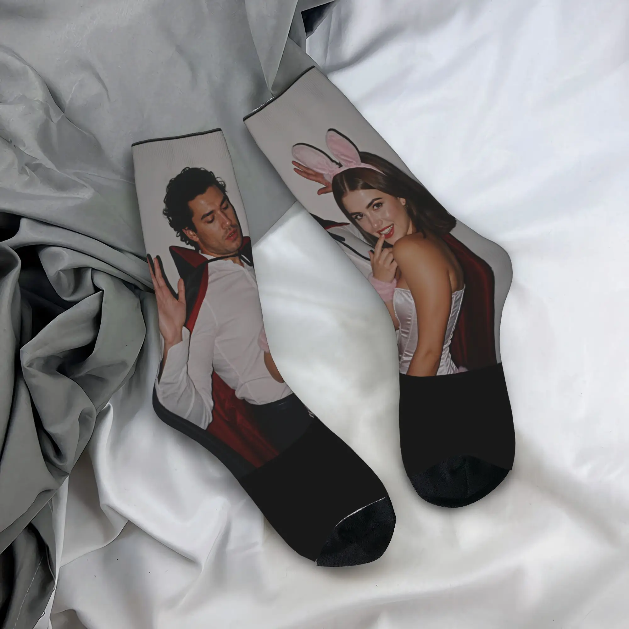 Garrett & Hannah The Deal Socks Pattern Stockings Non-Slip Women Men Socks Breathable Spring Gothic Running Socks
Garrett & Hannah The Deal Socks Pattern Stockings Non-Slip Women Men Socks Breathable Spring Gothic Running Socks