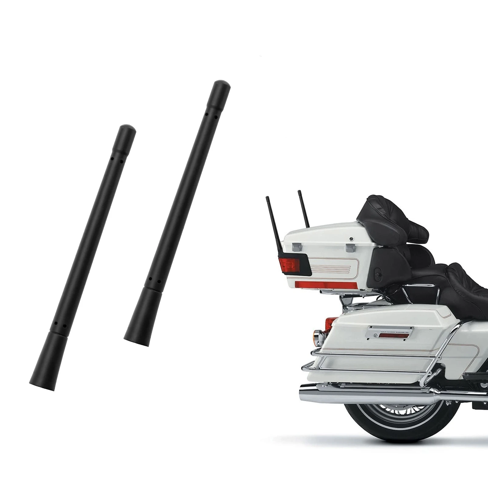 2pcs 7 inch Short Motorcycle Antenna Replacement for Harley Davidson 1989-2024 Tour Glide
2pcs 7 inch Short Motorcycle Antenna Replacement for Harley Davidson 1989-2024 Tour Glide