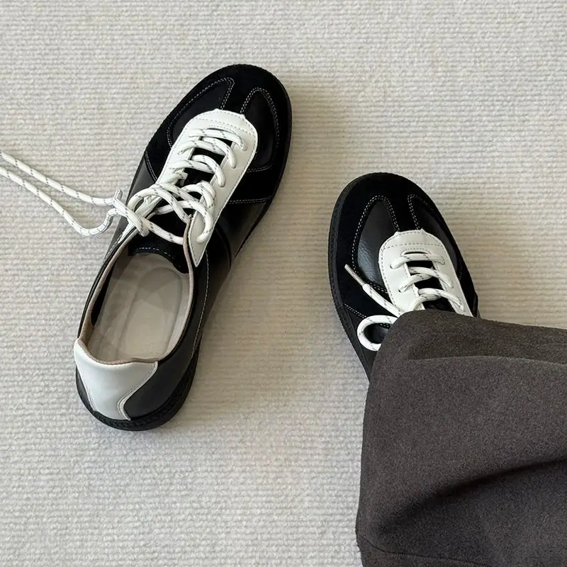 Casual Sport Dequan oes Men's Bla Flat Bot Leather Couple Summer Commuting Agan oes Women Faionable Casual S...
Casual Sport Dequan oes Men's Bla Flat Bot Leather Couple Summer Commuting Agan oes Women Faionable Casual S...