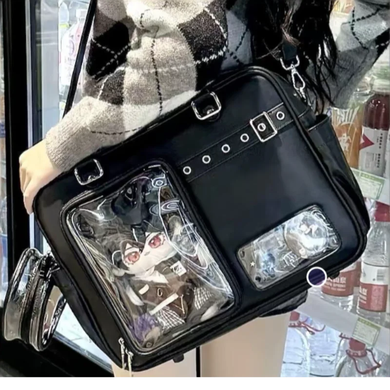 Ballet Girls Y2k Harajuku Shoulder Bag Large Capacity Kawaii Ita Bag Japanese Transparent Jk Backpack Gift Teenage School Bags
Ballet Girls Y2k Harajuku Shoulder Bag Large Capacity Kawaii Ita Bag Japanese Transparent Jk Backpack Gift Teenage School Bags