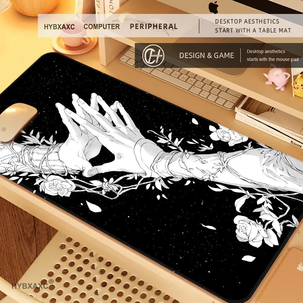 HYBXAXC Mouse Pad Gaming Black And White Anime XL Large Computer HD Mousepad XXL Desk Mats Office Non-Slip Soft Desktop MousePad
HYBXAXC Mouse Pad Gaming Black And White Anime XL Large Computer HD Mousepad XXL Desk Mats Office Non-Slip Soft Desktop MousePad