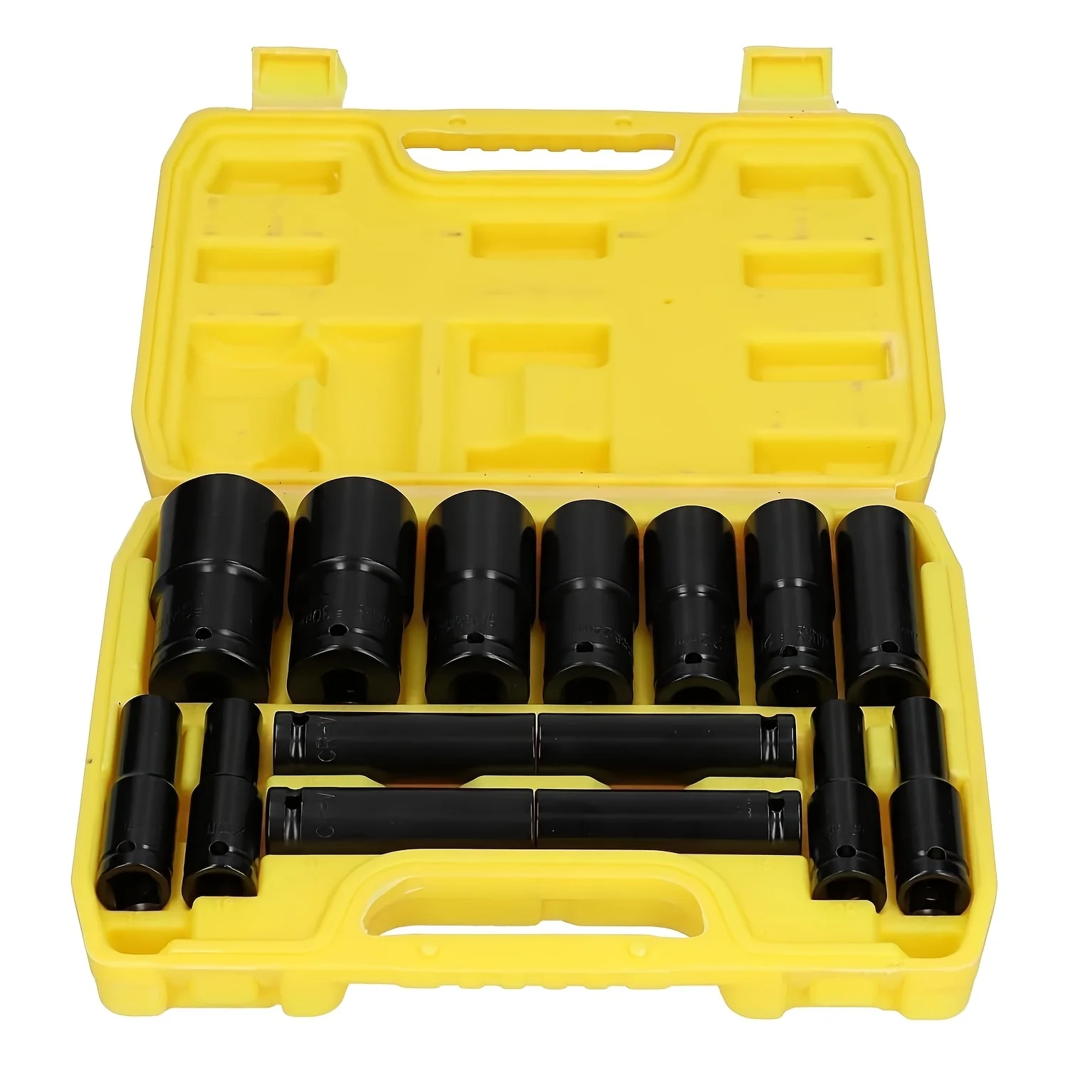 Hex Socket Set Extended 15Pcs CRV Steel Electric Wrench Sockets 1/2 Inch Drive Durable Hardware Tools for Car Maintenance Home
Hex Socket Set Extended 15Pcs CRV Steel Electric Wrench Sockets 1/2 Inch Drive Durable Hardware Tools for Car Maintenance Home