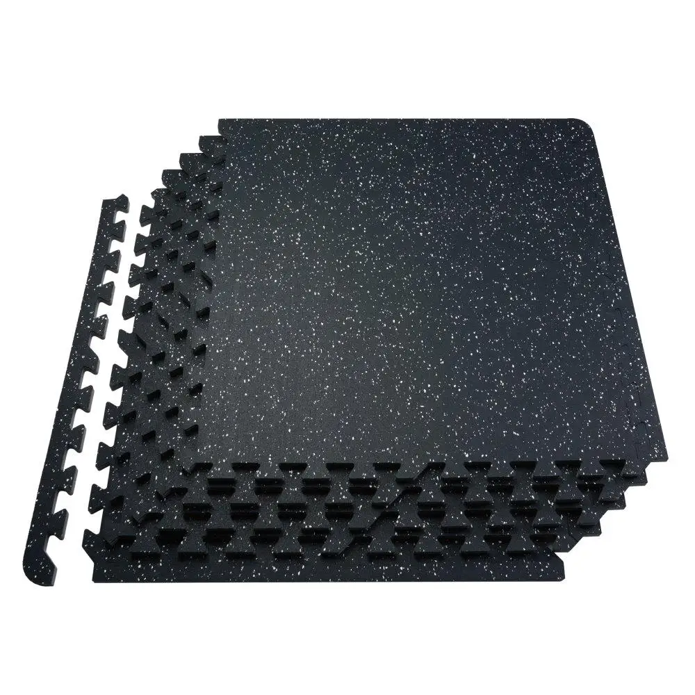 12 PCS 0.56" Thick for gym Floor Mats, 24" x 24" EVA Foam & Rubber Top Interlocking Workout Floor Mats with 48 sq.ft Coverage,
12 PCS 0.56" Thick for gym Floor Mats, 24" x 24" EVA Foam & Rubber Top Interlocking Workout Floor Mats with 48 sq.ft Coverage,