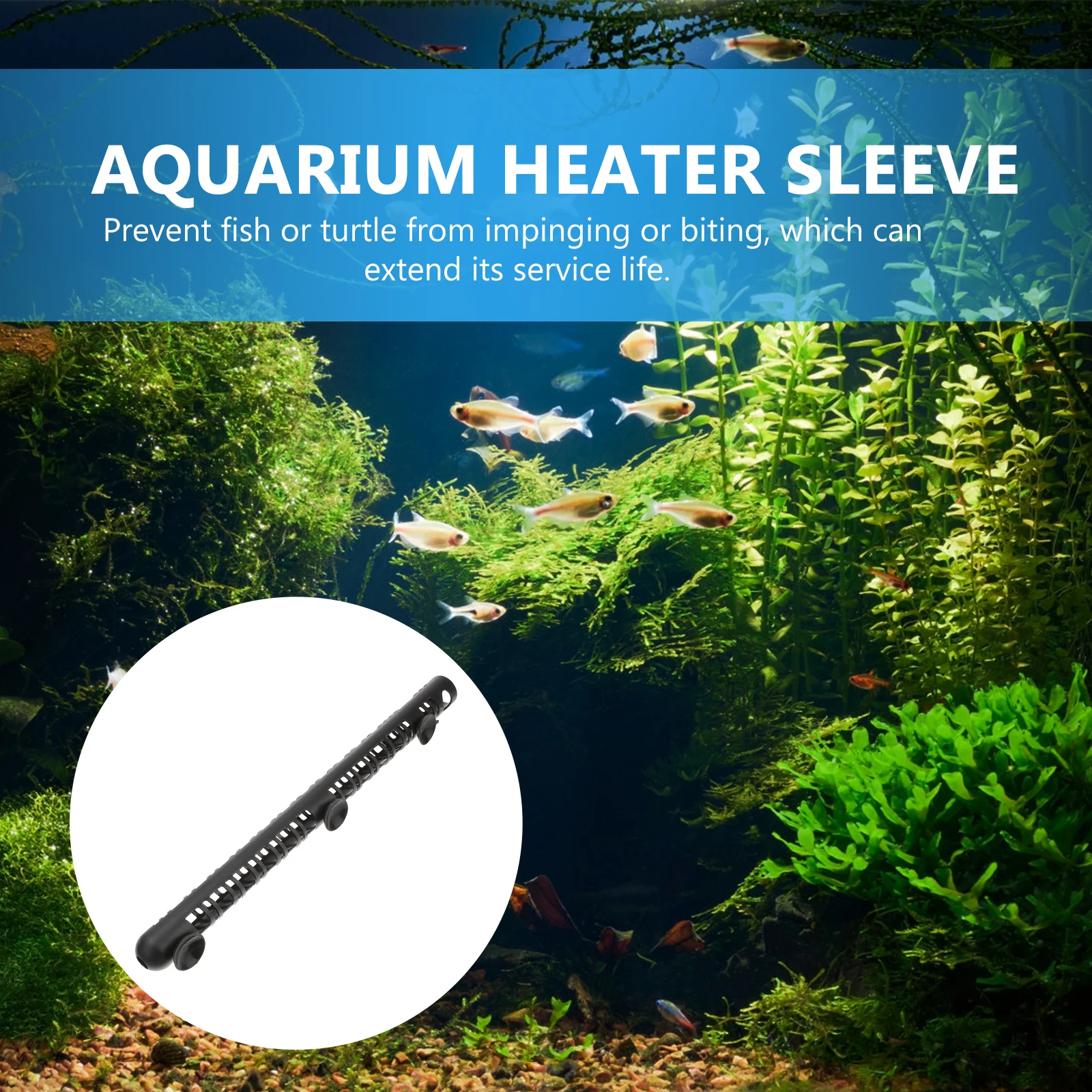 Heaters Aquarium Casing Heating Rod Protector Case Sleeve Guard Black Fish Tank Protective
Heaters Aquarium Casing Heating Rod Protector Case Sleeve Guard Black Fish Tank Protective