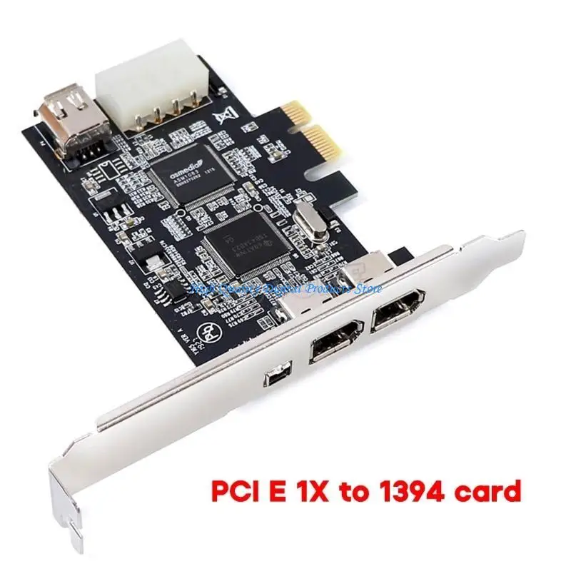 U2JE PCI-E 1X TO IEEE 1394 Видеоадаптер 1x 4PIN 1x 6PIN 1394 Controller FireWire 
U2JE PCI-E 1X TO IEEE 1394 Видеоадаптер 1x 4PIN 1x 6PIN 1394 Controller FireWire