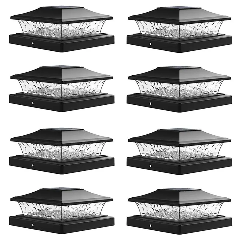 A02M-Solar Post Cap Lights Outdoor Deck Fence Post Light For 5.5X5.5 3.5X3.5 Wooden Vinyl Posts Patio Garden Decor 8Pack
A02M-Solar Post Cap Lights Outdoor Deck Fence Post Light For 5.5X5.5 3.5X3.5 Wooden Vinyl Posts Patio Garden Decor 8Pack