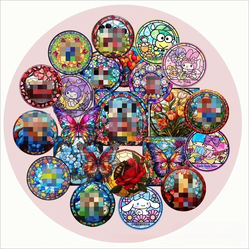 Japanese Comic Peripherals Glass Painted Series Acrylic Patch Sanrio Handmade DIY Materials Double-sided Transparent Hello Kitty
Japanese Comic Peripherals Glass Painted Series Acrylic Patch Sanrio Handmade DIY Materials Double-sided Transparent Hello Kitty