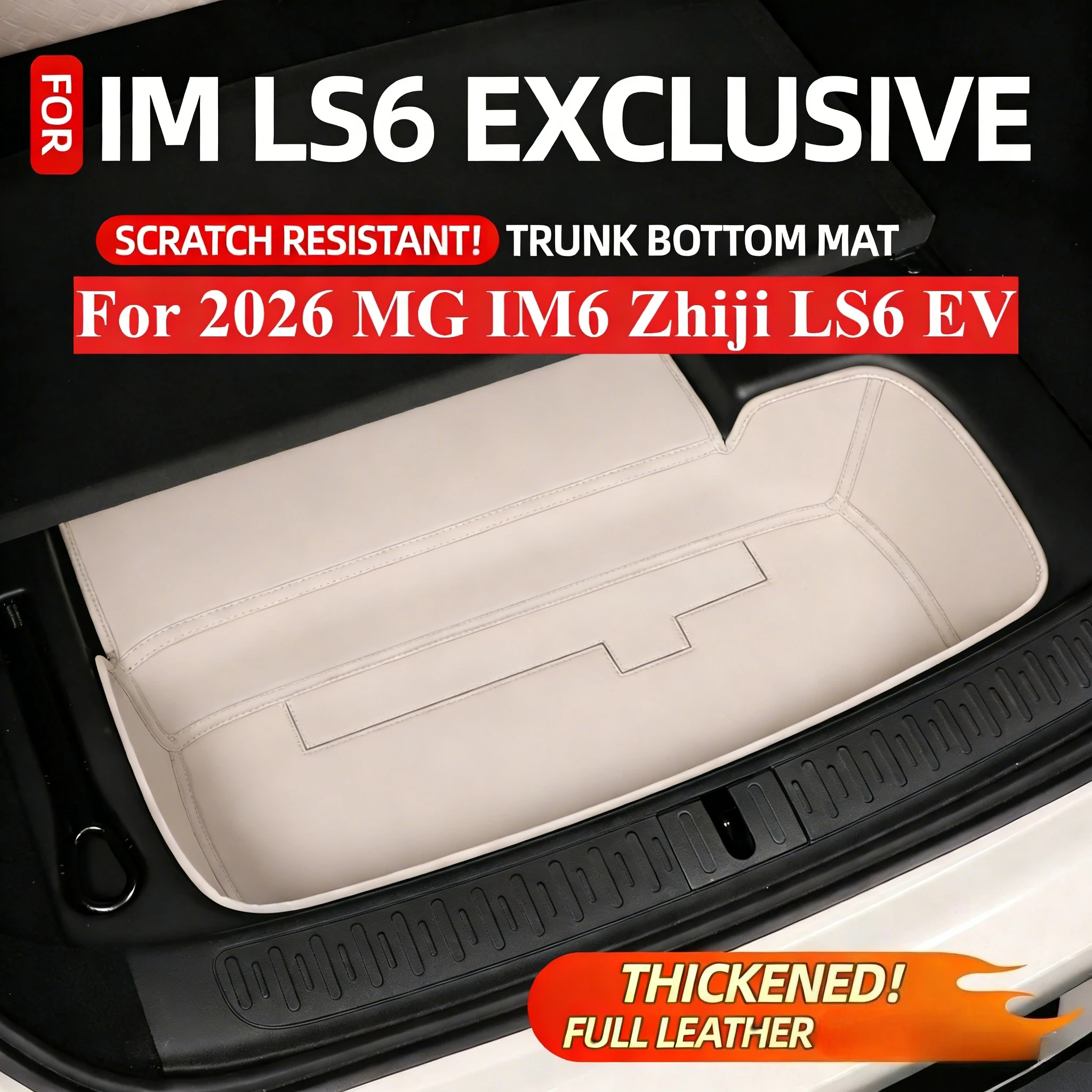 For 2026 MG IM6 Zhiji LS6 EV Front Cabin Storage Pad Rear Trunk Lower Layer Leather Pad Storage Protective Pad Accessories
For 2026 MG IM6 Zhiji LS6 EV Front Cabin Storage Pad Rear Trunk Lower Layer Leather Pad Storage Protective Pad Accessories