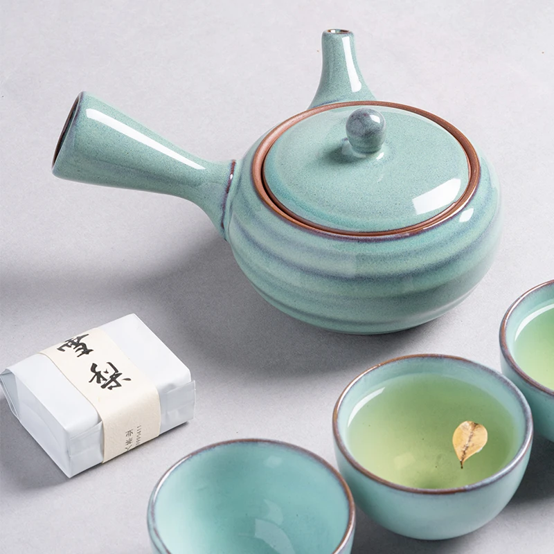 Vivian's Cerc Tea Pot Side Handle Handmade Tea Brewing Pot Japanese Sle Tea Set Tea Brewing Utensils for Home Use
Vivian's Cerc Tea Pot Side Handle Handmade Tea Brewing Pot Japanese Sle Tea Set Tea Brewing Utensils for Home Use
