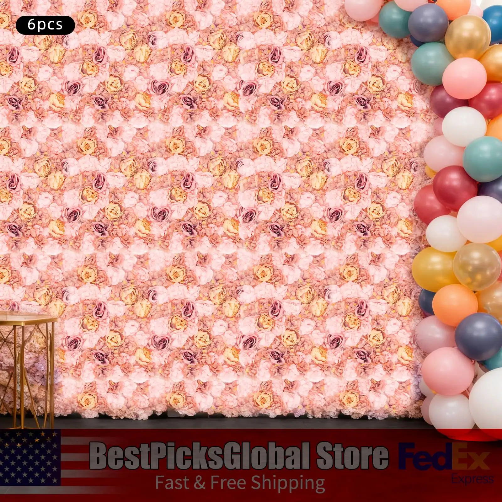 Artificial Flower Wall, 6 PCS Autumn Pink Dahlia Rose Peony Silk Flower Wall, 60*40cm Flower Wall Decor for Home, Photo Backdrop
Artificial Flower Wall, 6 PCS Autumn Pink Dahlia Rose Peony Silk Flower Wall, 60*40cm Flower Wall Decor for Home, Photo Backdrop