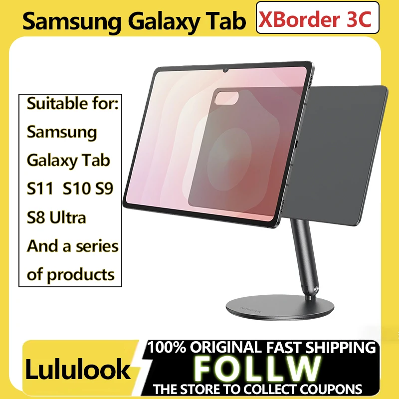 Lululook 360 ° Магнитная подставка для планшета с поворотом для Samsung Galaxy Tab S11 Ultra S10 S9 S8 Ultra, складной держатель-кронштейн для планшета
Lululook 360 ° Магнитная подставка для планшета с поворотом для Samsung Galaxy Tab S11 Ultra S10 S9 S8 Ultra, складной держатель-кронштейн для планшета