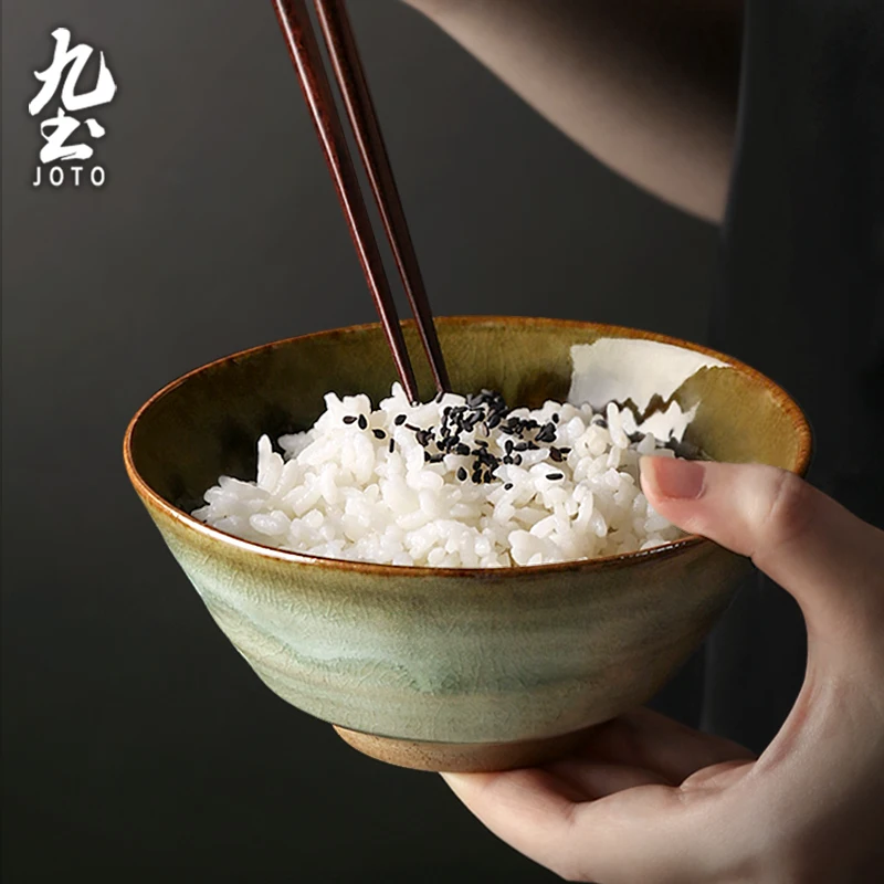 JOTO Vintage and Rustic Design Japanese Handmade Vintage Rustic Ceramic Bowl CJR0486
JOTO Vintage and Rustic Design Japanese Handmade Vintage Rustic Ceramic Bowl CJR0486
