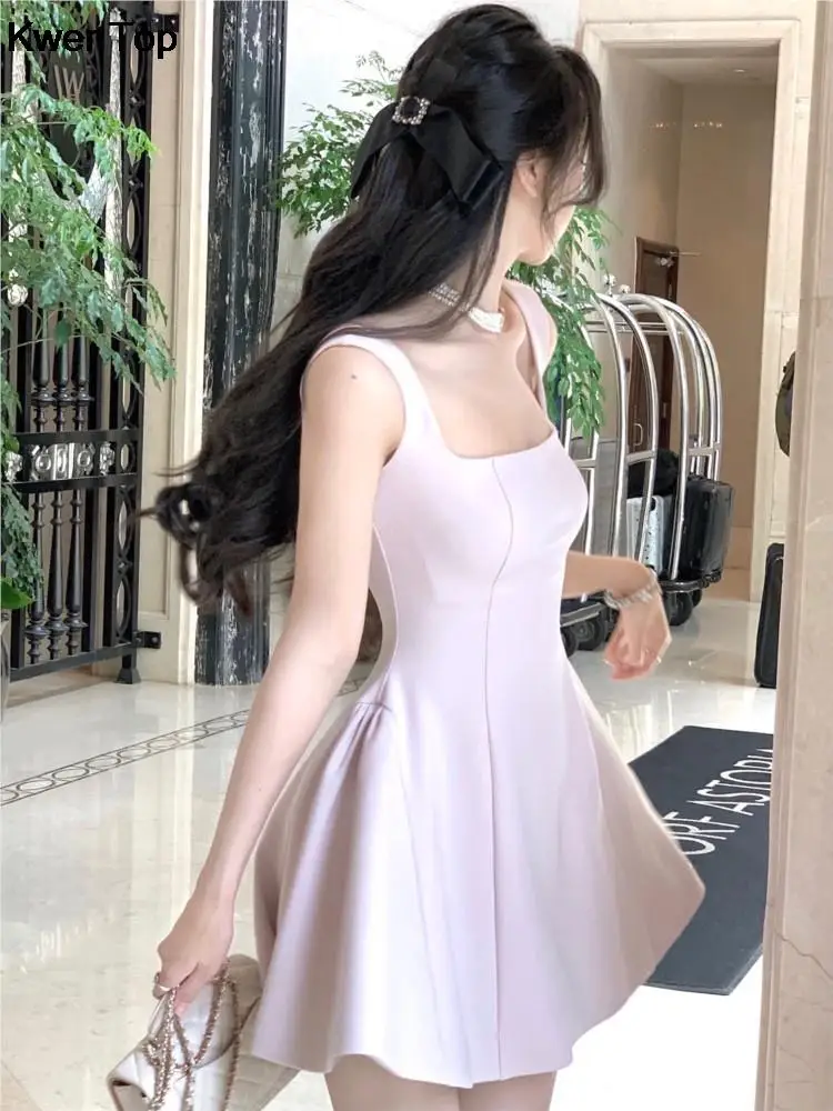 2024 Summer Elegant Evening Party Midi Dresses Women Vintage Sleeveless Y2K Mini Birthday Dress Casual Korean A-line Vestidos
2024 Summer Elegant Evening Party Midi Dresses Women Vintage Sleeveless Y2K Mini Birthday Dress Casual Korean A-line Vestidos