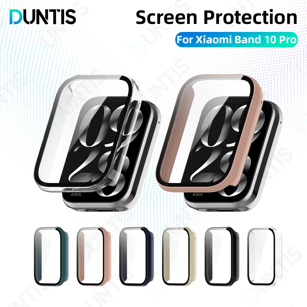 Screen Protector Case For Xiaomi Band 10 Pro HD Anti-Fog Tempered Glass & Hard PC Bumper Accessories For Mi Band 10 Pro
Screen Protector Case For Xiaomi Band 10 Pro HD Anti-Fog Tempered Glass & Hard PC Bumper Accessories For Mi Band 10 Pro