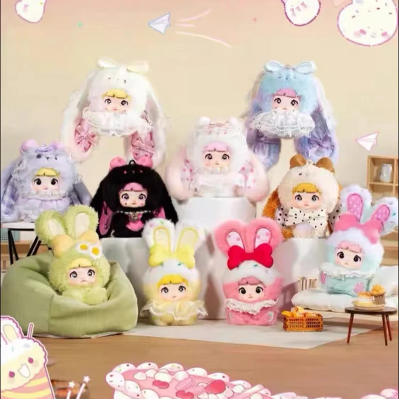 Nommi Baby Sweetheart Bunny, плюшевая виниловая слепая коробка, игрушки, милый кролик, загадочная коробка, виниловые куклы, модель MiBao, подвеска, модная игра
Nommi Baby Sweetheart Bunny, плюшевая виниловая слепая коробка, игрушки, милый кролик, загадочная коробка, виниловые куклы, модель MiBao, подвеска, модная игра