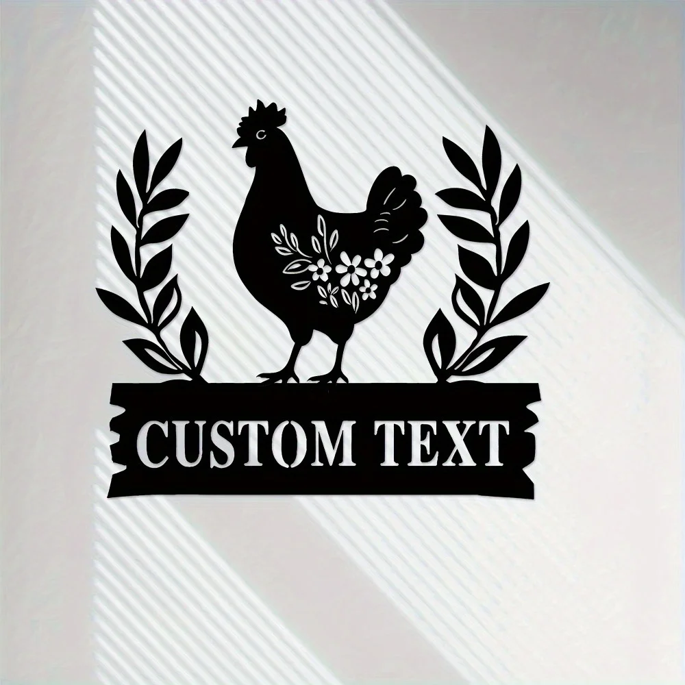 Unique Single Piece Customizable Metal Sign Personalized Chicken - Silhouette Wall Art Chicken - Themed Decor for Home Yard
Unique Single Piece Customizable Metal Sign Personalized Chicken - Silhouette Wall Art Chicken - Themed Decor for Home Yard
