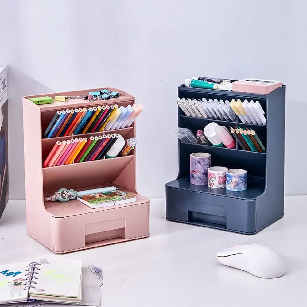 6-Grid Desktop Storage Drawers Solid Color Drawer Oblique Pen Holder Stackable Design Space-saving Stationary Organizer School
6-Grid Desktop Storage Drawers Solid Color Drawer Oblique Pen Holder Stackable Design Space-saving Stationary Organizer School