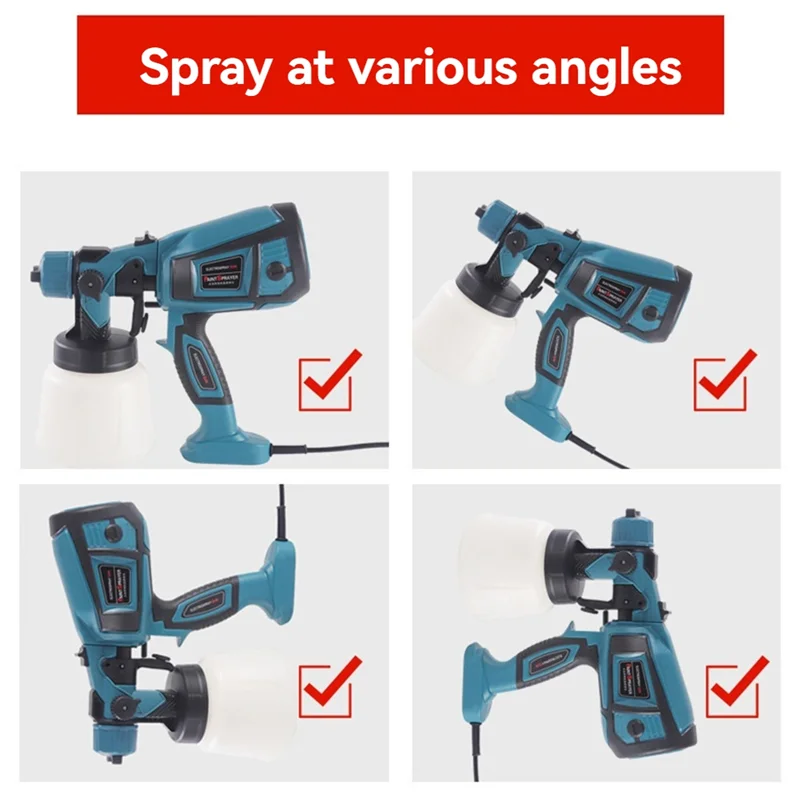 VEHO-Portable Electric Tool 1400ML Paint Sprayer 650-800W Auto Furniture Steel Coating Airbrush Household Paint Tool
VEHO-Portable Electric Tool 1400ML Paint Sprayer 650-800W Auto Furniture Steel Coating Airbrush Household Paint Tool