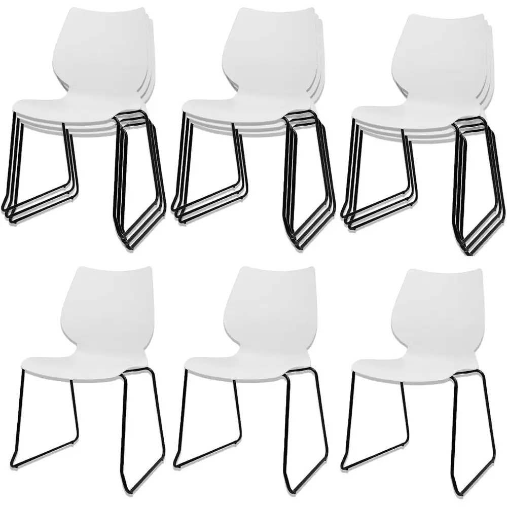 Set of 12 Stackable Chairs, White, Ideal for Conference Rooms, Waiting Areas, and Churches
Set of 12 Stackable Chairs, White, Ideal for Conference Rooms, Waiting Areas, and Churches