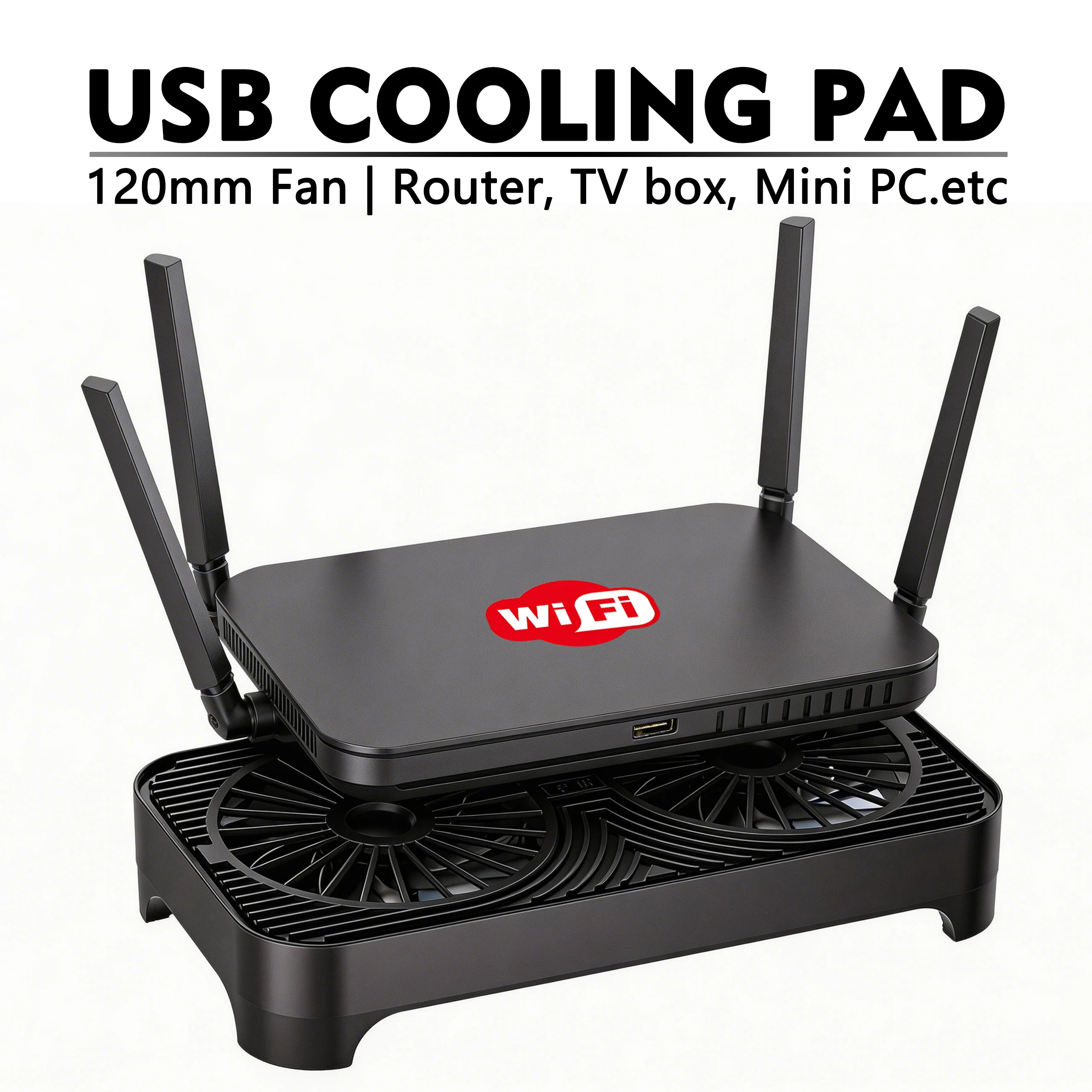 JUMPEAK Silent 5V USB Fan Cooler Cooling Pad Support Base For Mini PC Wifi Router Modem TV BOX STB Portable Mobile Hard Disk
JUMPEAK Silent 5V USB Fan Cooler Cooling Pad Support Base For Mini PC Wifi Router Modem TV BOX STB Portable Mobile Hard Disk