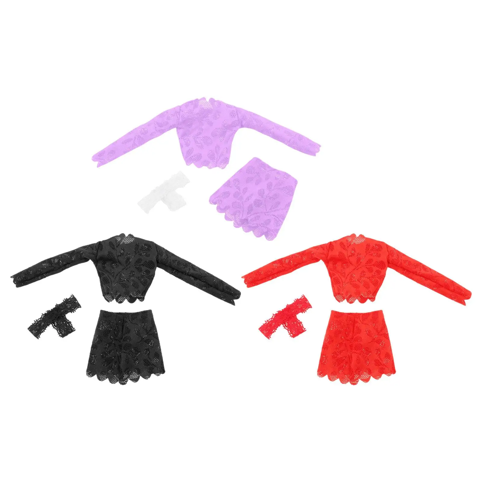 3Pcs 1/6 Scale Top and Hip Hugging Skirt Thong Handmade Doll Clothes Costume for 12" Female Action Figures Accessories
3Pcs 1/6 Scale Top and Hip Hugging Skirt Thong Handmade Doll Clothes Costume for 12" Female Action Figures Accessories