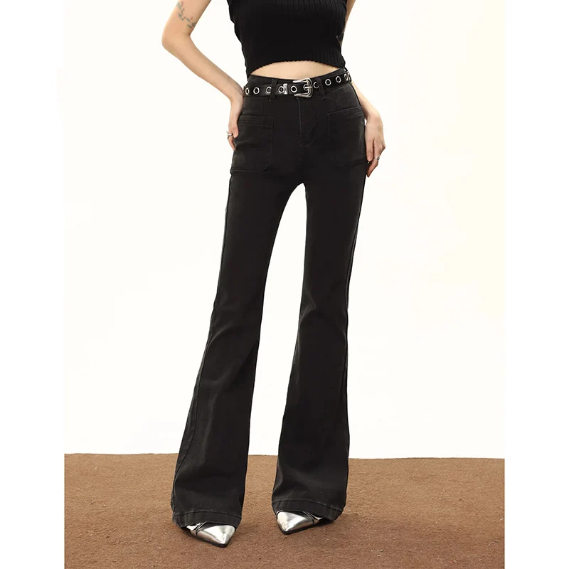 WCFCX STUDIO Fashion Women Flared Jeans Loose Denim Pants Straight High Waist Stretch Female Flare Trouser Casual Pants
WCFCX STUDIO Fashion Women Flared Jeans Loose Denim Pants Straight High Waist Stretch Female Flare Trouser Casual Pants