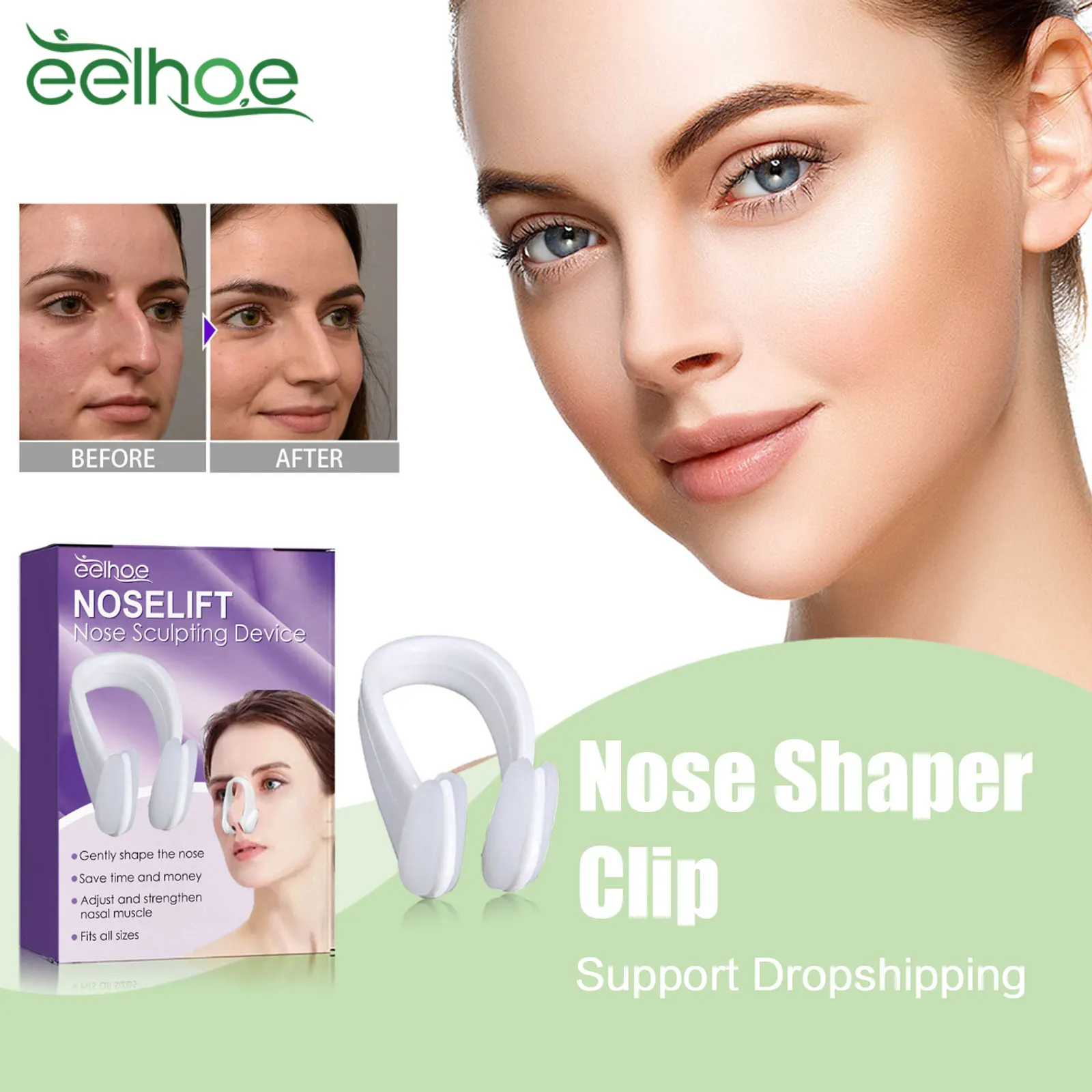 Nose Sculpting Device Nose Shape Clip Nose Up Lifting Slimmer For Wide Big Nose Bridge Tightening Straighten No Pain Beauty Tool
Nose Sculpting Device Nose Shape Clip Nose Up Lifting Slimmer For Wide Big Nose Bridge Tightening Straighten No Pain Beauty Tool