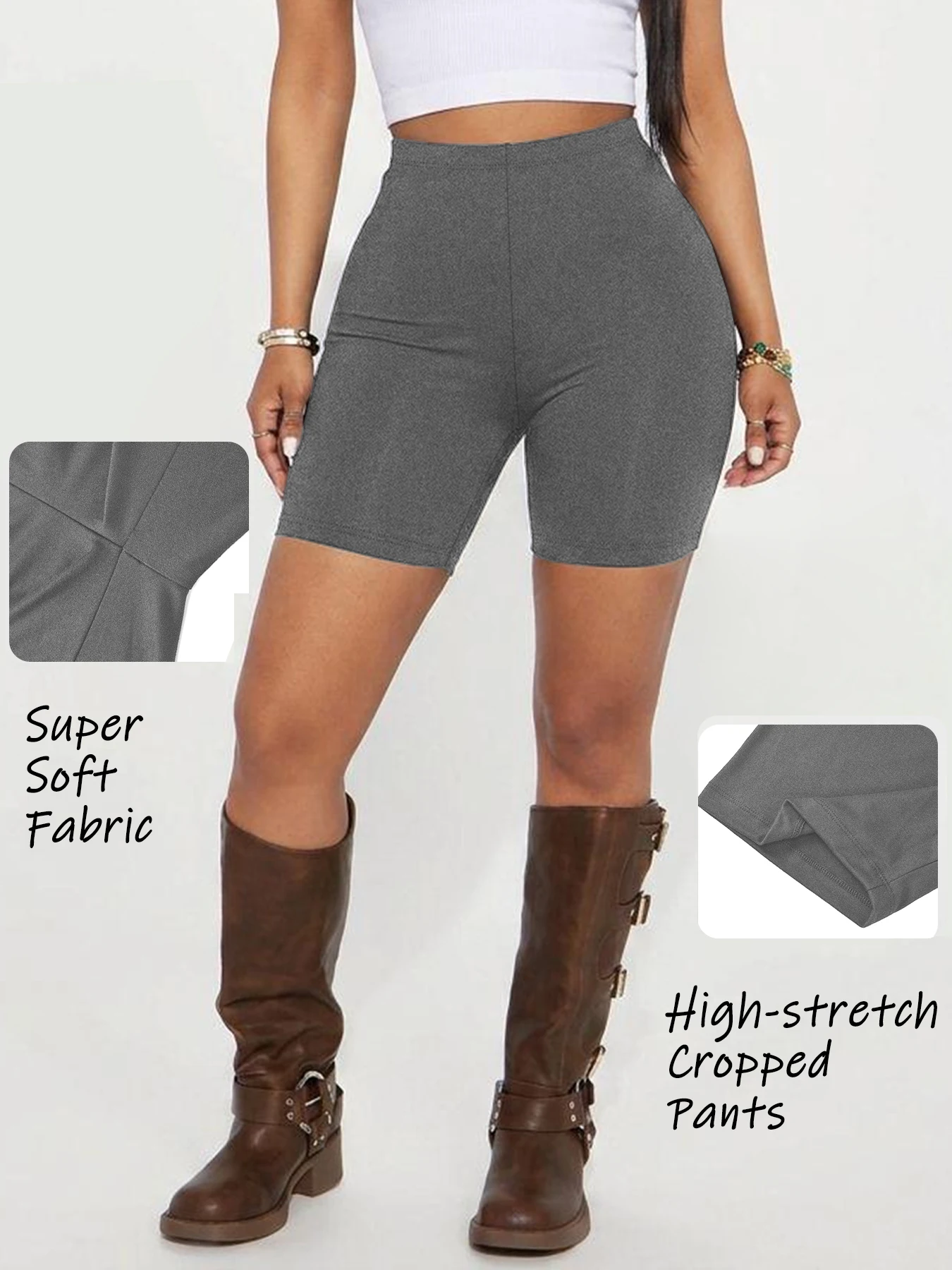 Women's Super Soft Biker Shorts High Stretchy No See Through Workout Running Yoga Athletic Gym Fitness Pants
Women's Super Soft Biker Shorts High Stretchy No See Through Workout Running Yoga Athletic Gym Fitness Pants