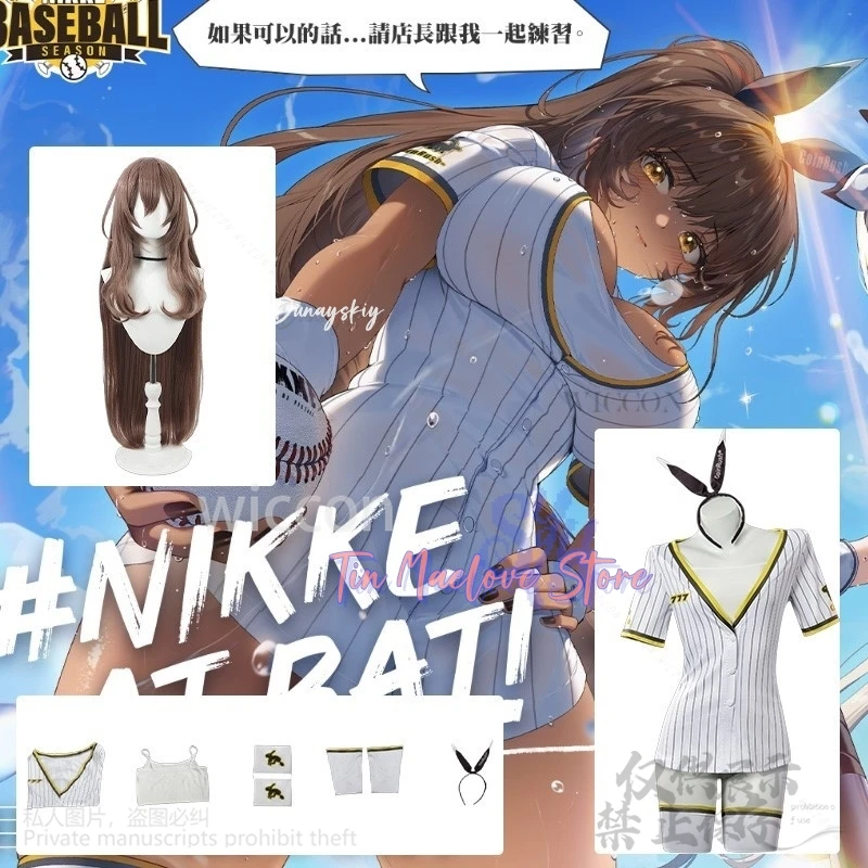 Аниме игра GODDESS OF VICTORY: NIKKE косплей черный костюм кролика спортивный костюм сексуальная бейсбольная форма мини-платье Хэллоуин
Аниме игра GODDESS OF VICTORY: NIKKE косплей черный костюм кролика спортивный костюм сексуальная бейсбольная форма мини-платье Хэллоуин