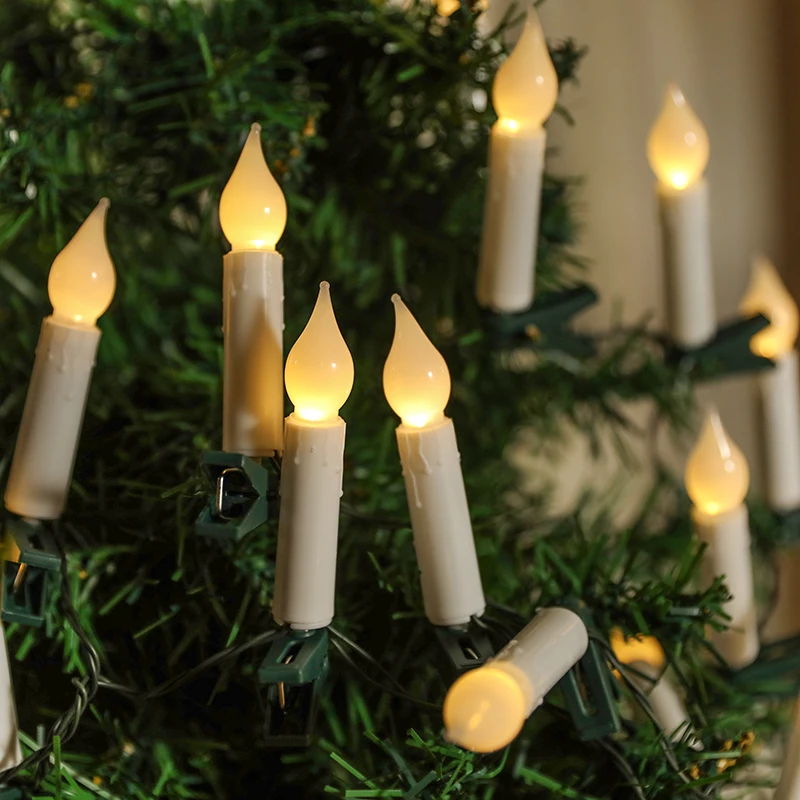 10/20PCS LED Flameless Candles Lights with Clips Battery Operated Flameless Taper Candles Light for Christmas Tree Wedding Decor
10/20PCS LED Flameless Candles Lights with Clips Battery Operated Flameless Taper Candles Light for Christmas Tree Wedding Decor