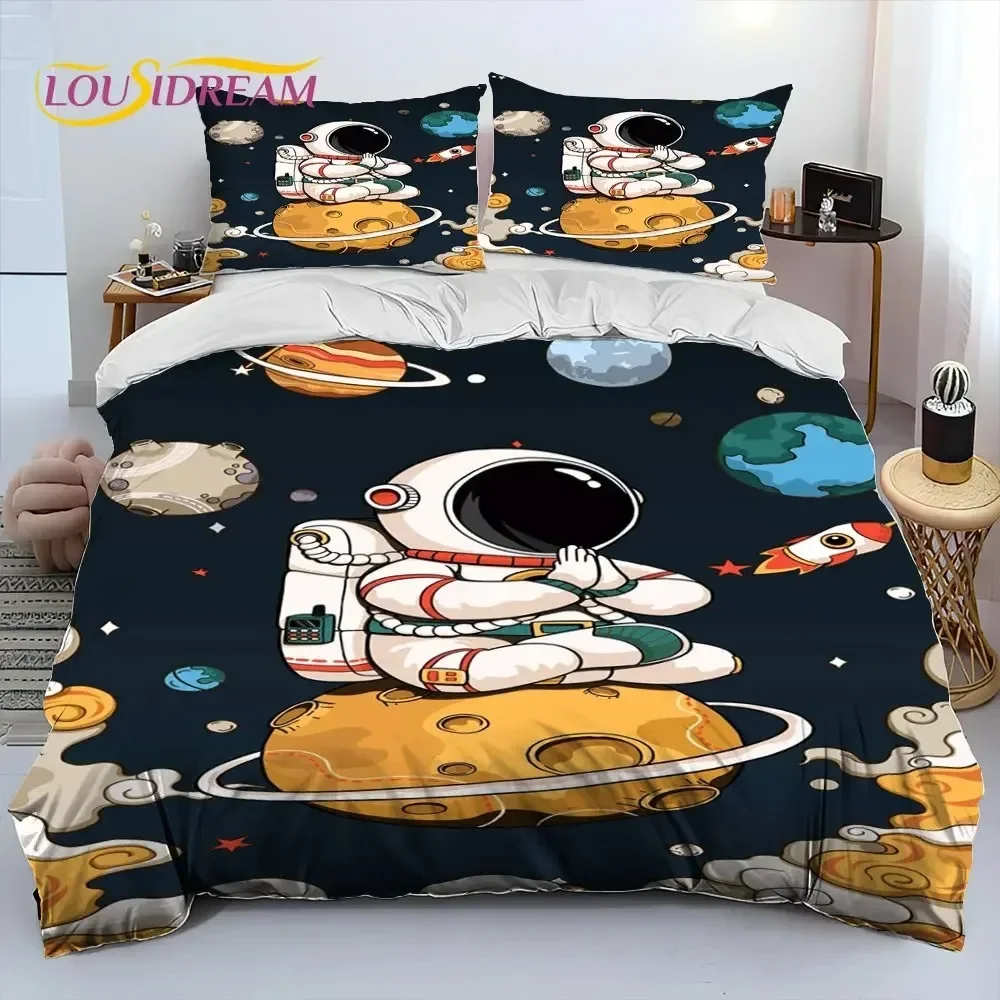 Astronaut Space Cartoon Comforter Bedding Set,Duvet Cover Bed Set Quilt Cover Pillowcase,King Queen Size Bedding Set for Child
Astronaut Space Cartoon Comforter Bedding Set,Duvet Cover Bed Set Quilt Cover Pillowcase,King Queen Size Bedding Set for Child