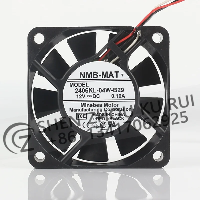 Оригинальный вентилятор NMB 6015 2406KL-04W-B29 DC12V 0.10A 6CM, трехпроводной, бесшумный, для охлаждения корпуса.
Оригинальный вентилятор NMB 6015 2406KL-04W-B29 DC12V 0.10A 6CM, трехпроводной, бесшумный, для охлаждения корпуса.
