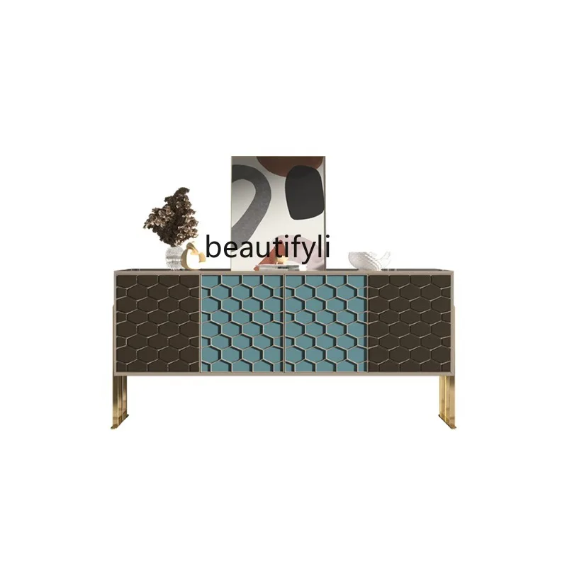 Light Luxury Home Entrance Cabinet Living Room Wall Storage Cabinet Modern Minimalist High-Grade Designer Sideboard Cabinet
Light Luxury Home Entrance Cabinet Living Room Wall Storage Cabinet Modern Minimalist High-Grade Designer Sideboard Cabinet