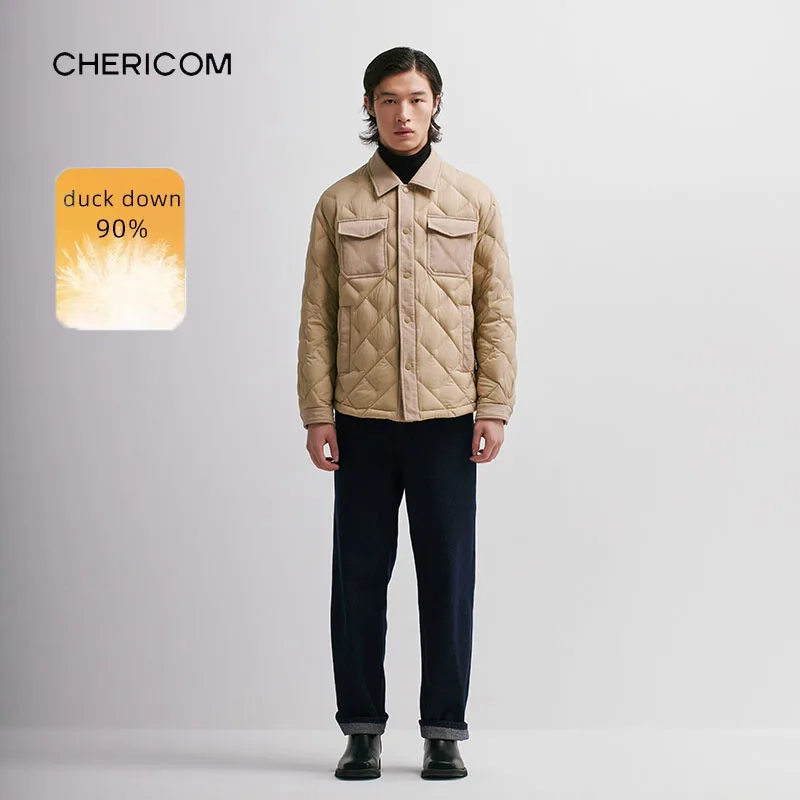 Chericom Мужской короткий пуховик с лацканами осень-зима теплая повседневная куртка на утином пуху холодная водонепроницаемая клетчатая верхняя одежда Y299533Y
Chericom Мужской короткий пуховик с лацканами осень-зима теплая повседневная куртка на утином пуху холодная водонепроницаемая клетчатая верхняя одежда Y299533Y