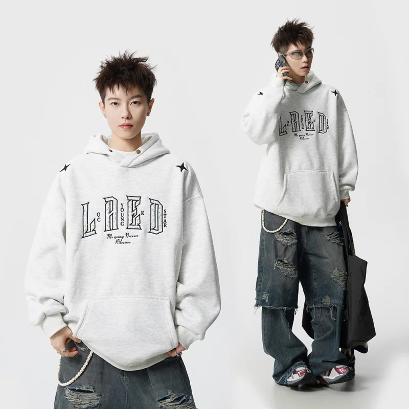 【Mirrordust】Korean Style Fashion Hpop Rock Letter Printed Solid Color Casual Hoodies for Youth Men Women
【Mirrordust】Korean Style Fashion Hpop Rock Letter Printed Solid Color Casual Hoodies for Youth Men Women