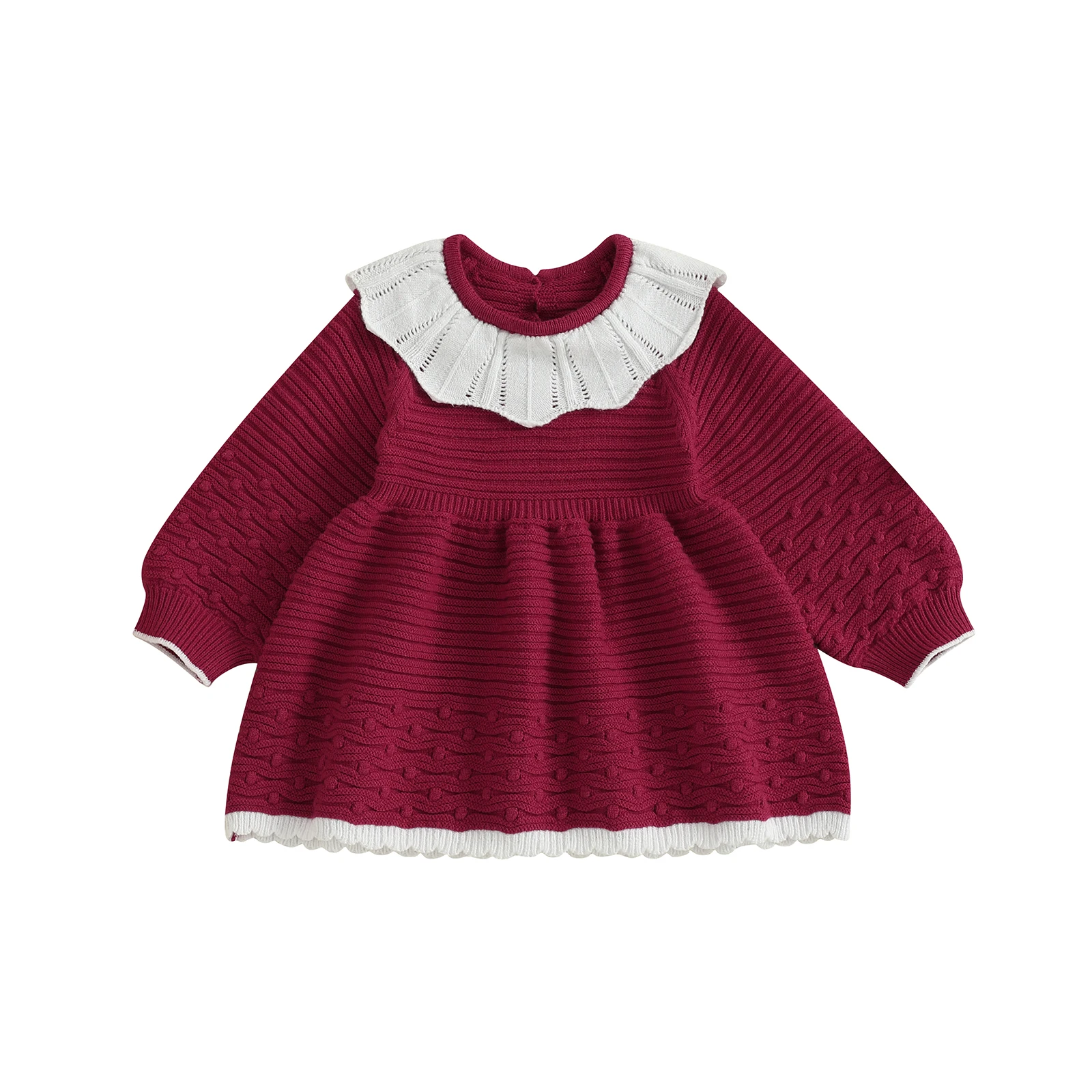 Toddler Girls Sweater Dress Patchwork Doll Collar Long Sleeve Casual Dress Baby Fashion Princess Fall Dress
Toddler Girls Sweater Dress Patchwork Doll Collar Long Sleeve Casual Dress Baby Fashion Princess Fall Dress