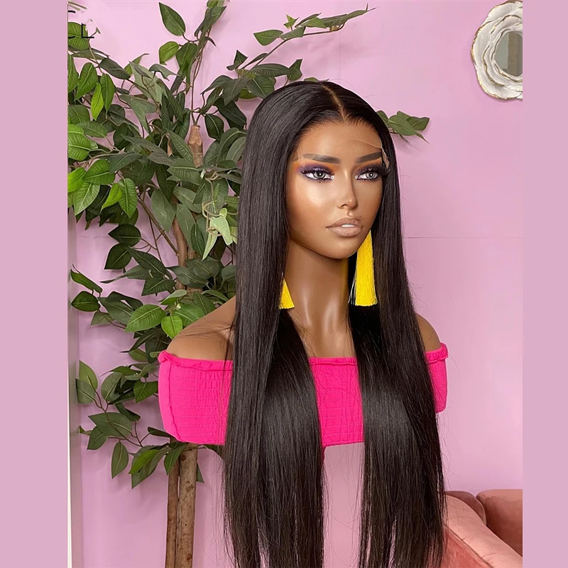 Soft Natural Black Long 180Density 26Inch Straight Lace Front Wig For Women BabyHair Heat Resistant Preplucked Daily Glueless
Soft Natural Black Long 180Density 26Inch Straight Lace Front Wig For Women BabyHair Heat Resistant Preplucked Daily Glueless