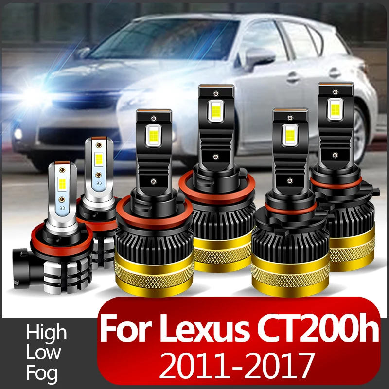 2PCS Canbus For Lexus CT200h 2011-2017 High quality LED Headlight Bulbs 9005 High Beams H11 Low Beams Fog Lamps Car Accessories
2PCS Canbus For Lexus CT200h 2011-2017 High quality LED Headlight Bulbs 9005 High Beams H11 Low Beams Fog Lamps Car Accessories