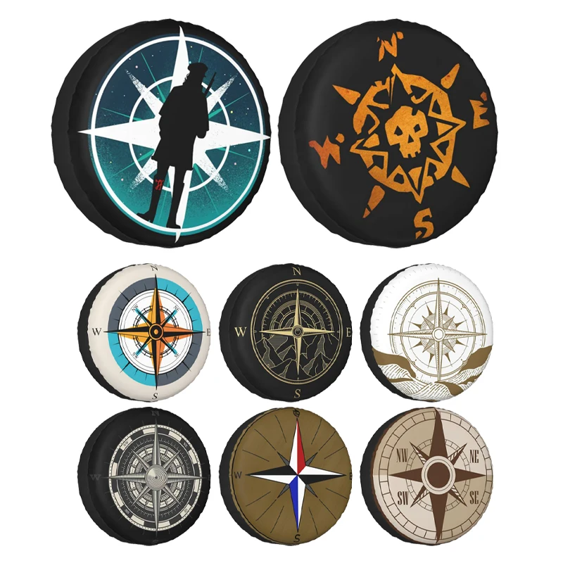 Compass Tire Cover Wheel Protectors Weatherproof Universal for Jeep Trailer RV SUV Truck Camper Travel Trailer
Compass Tire Cover Wheel Protectors Weatherproof Universal for Jeep Trailer RV SUV Truck Camper Travel Trailer