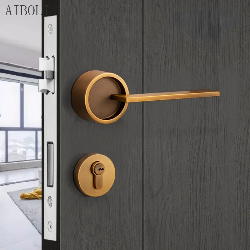 Solid Wood Split Lock Magnetic Mute Indoor Bedroom Door Lock Household Zinc Alloy Black Wooden Door Lock
Solid Wood Split Lock Magnetic Mute Indoor Bedroom Door Lock Household Zinc Alloy Black Wooden Door Lock