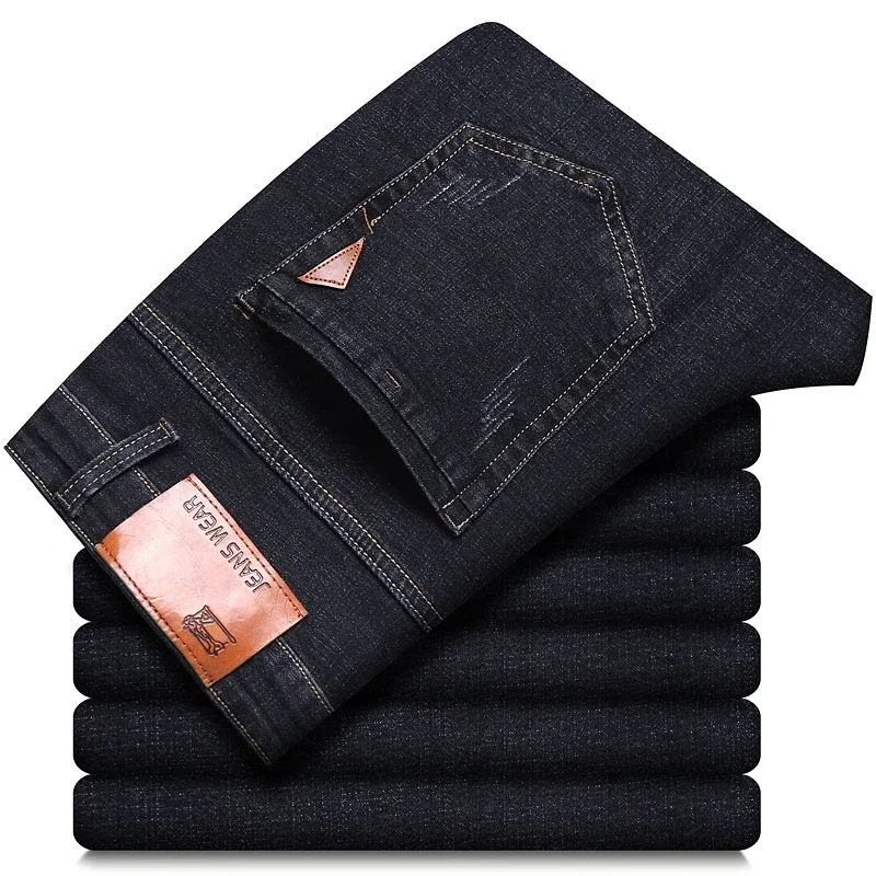 2024 New Straight Jeans Men's Clothing Classic Business Regular Trousers Black Blue Stretch Casual Office Male Brand Pants
2024 New Straight Jeans Men's Clothing Classic Business Regular Trousers Black Blue Stretch Casual Office Male Brand Pants