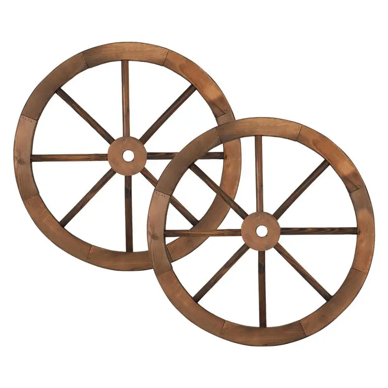 2pcs-24" Decorative Wooden Wheels
2pcs-24" Decorative Wooden Wheels