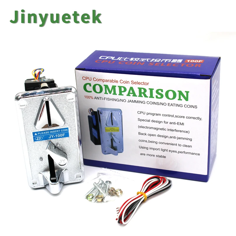 Durable High Accuracy JY100F Coin Selector Coin Acceptor for Arcade Game & Vending Machines & Coin Operated Payment System
Durable High Accuracy JY100F Coin Selector Coin Acceptor for Arcade Game & Vending Machines & Coin Operated Payment System