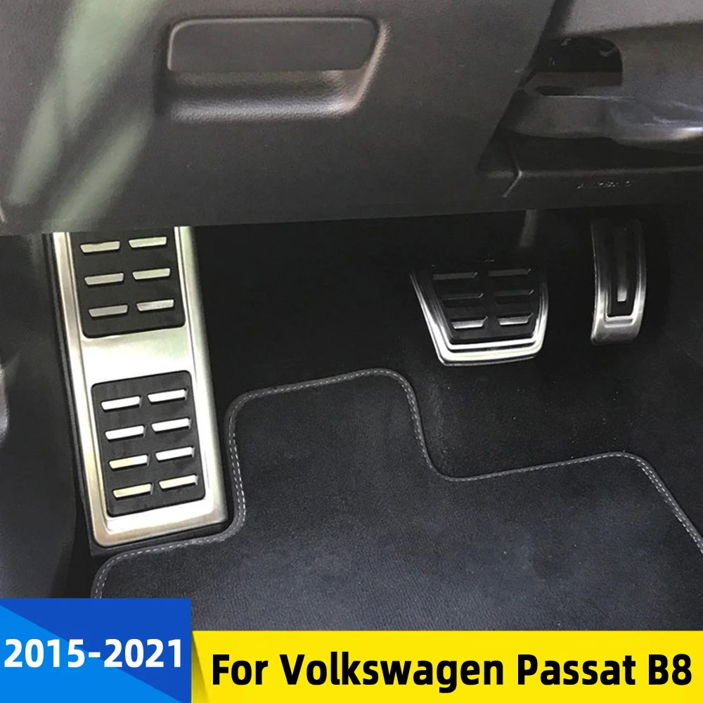 Lilmanta Stainless Steel Auto Gas Brake Pedals Foot Rest Pads for Volkswagen VW Passat B8 2015 - 2021 AT MT Car Pedal Cover
Lilmanta Stainless Steel Auto Gas Brake Pedals Foot Rest Pads for Volkswagen VW Passat B8 2015 - 2021 AT MT Car Pedal Cover