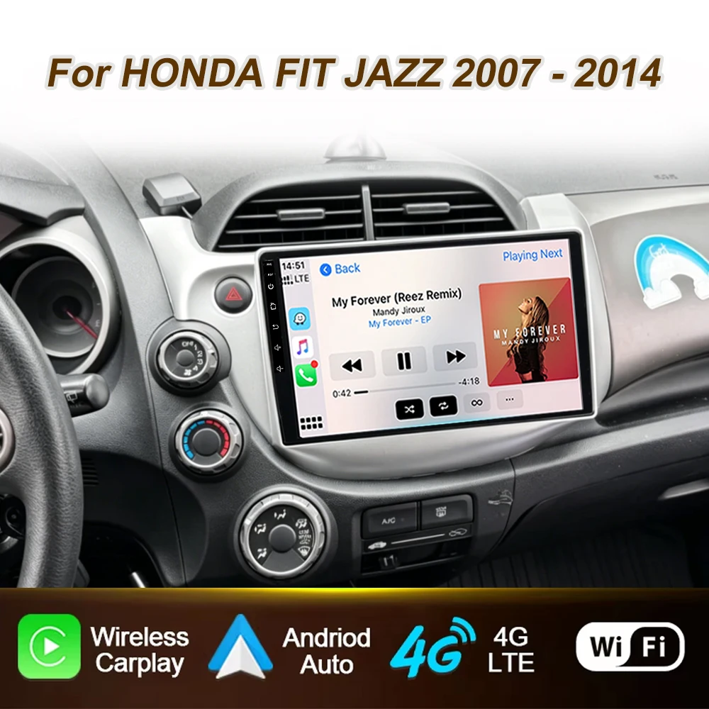 Car Radio For HONDA FIT JAZZ 2007 - 2014 Wireless Carplay Android Player Touch screen 4G WIFI Navigation Stereo FM No 2din DVD
Car Radio For HONDA FIT JAZZ 2007 - 2014 Wireless Carplay Android Player Touch screen 4G WIFI Navigation Stereo FM No 2din DVD