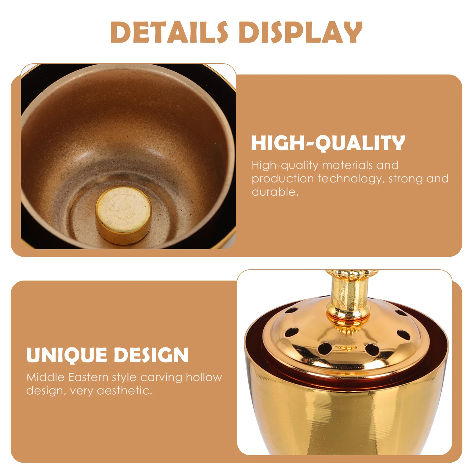 Wrought Iron Incense Burner Desk Aromatherapy Censer Holder Compact Lightweight Practical Simple Design Stable Structure 
Wrought Iron Incense Burner Desk Aromatherapy Censer Holder Compact Lightweight Practical Simple Design Stable Structure